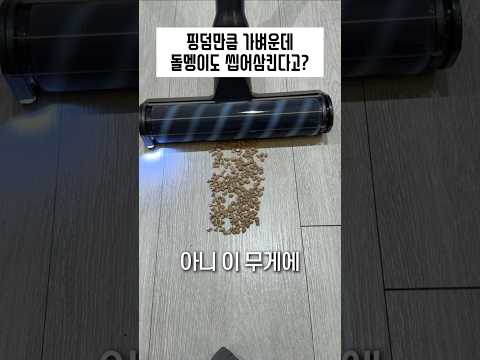 무게는 1kg대인데 돌멩이까지 빨아들이는 괴물 청소기 ㄷㄷ thumbnail