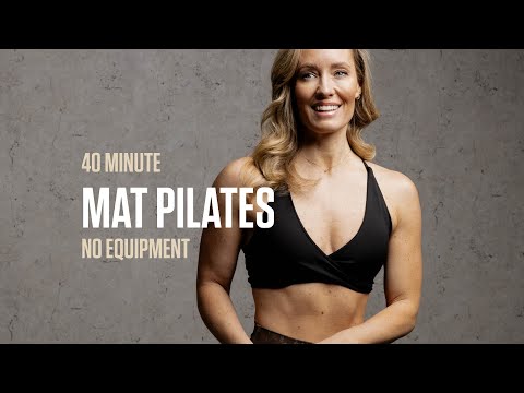 40 MIN Mat Pilates Workout (No Equipment) thumbnail