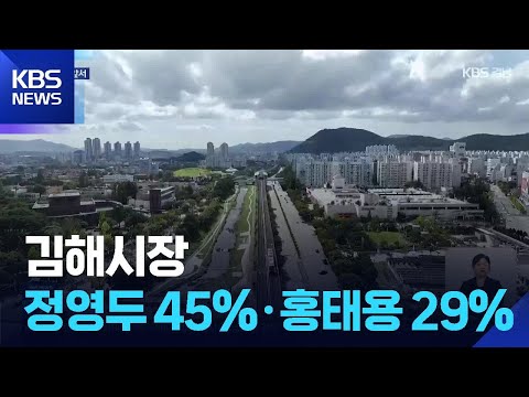[여론조사] 김해시장, 정영두 45%-홍태용 29%…“오차범위 밖 앞서” / KBS  2026.05.20. thumbnail