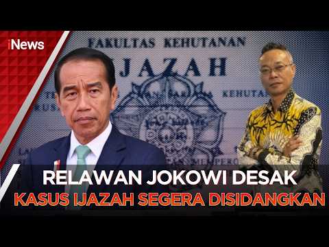 🔴BREAKING NEWS - RELAWAN JOKOWI DESAK TERSANGKA KASUS IJAZAH SEGERA DISIDANGKAN (03/06) thumbnail