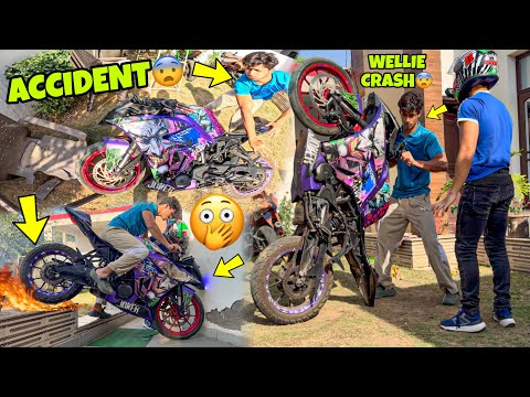 Chota bhai Wellie Crash😭💔 | Thotu ne Dream Bike Crash kardi | thumbnail