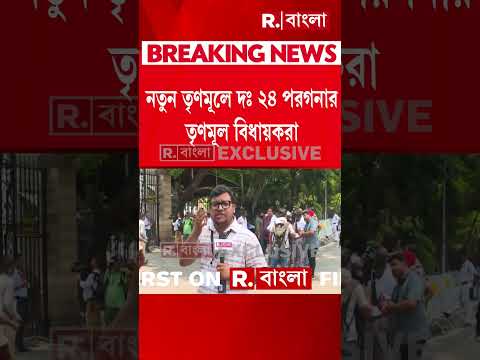 নতুন তৃণমূলে দঃ ২৪ পরগনার তৃণমূল বিধায়করা। দঃ ২৪ পরগনার একাধিক বিধায়ক ঋতব্রতর সঙ্গে thumbnail