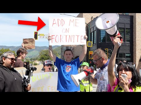 Rage Baiting at a Protest! thumbnail