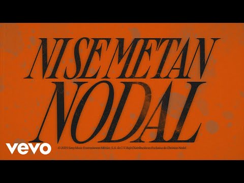 Christian Nodal - Ni Se Metan (Lyric Video) thumbnail