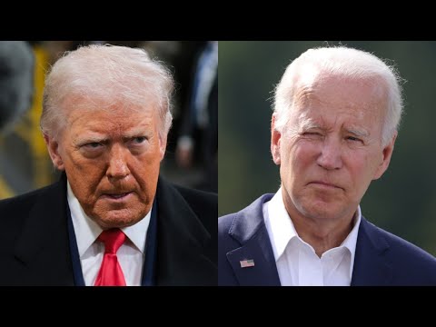 Trump blasts 'grossly incompetent' Biden over DOJ audio lawsuit thumbnail