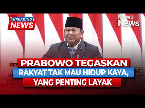 Prabowo Sebut Rakyat Tidak bermimpi Hidup Kaya Tapi Mimpi Bisa Hidup Layak | BREAKING NEWS thumbnail