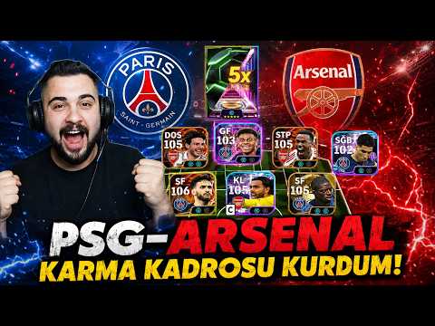 PSG - Arsenal Karması Kadro Kurdum! Kazanamazsam 5 Epik/Show-Time Silerim! eFootball Mobile 2026 thumbnail