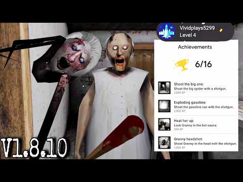 Granny Version 1.8.10 Achievements Full Gameplay thumbnail