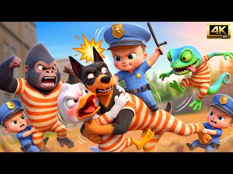 Brave Prison Escape Adventure 🔐🚔 | Police Adventure | Kids Story + Songs | Billion Surprise Toys thumbnail
