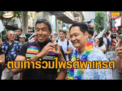 'ชัชชาติ-โจ-อนุชา-เท้ง-ยศชนัน' ตบเท้าร่วมไพรด์พาเหรด 'อนุทิน' ไปทำบุญทอดผ้าป่า thumbnail
