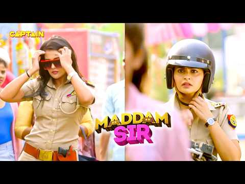 पुलिस यूनिफार्म में हसीना मलिक ने बाजार में  किया डांस | Maddam Sir Comedy | thumbnail