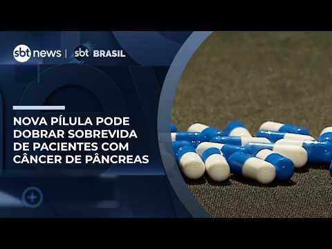 Pílula apresentada nos EUA pode dobrar sobrevida de pacientes com câncer de pâncreas | #SBTBrasil thumbnail