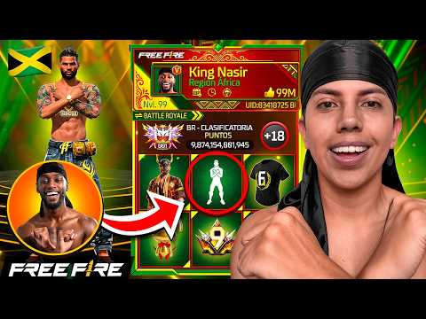 ENCONTRÉ AL JUGADOR más TRILLONARIO de FREE FIRE en AFRICA Y esto tenía thumbnail
