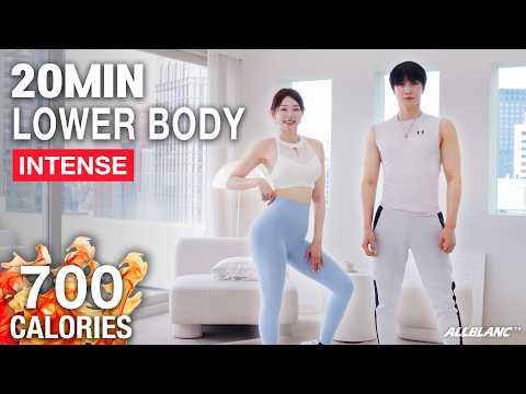 마라맛🥵 군살 쭉쭉 빠지는 하체 운동 끝판왕 20min Lowerbody intense workout thumbnail