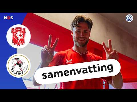 TWEE GOALS binnen 100 SECONDEN in ENSCHEDE ⏰ | doelpunten FC Twente - Sparta thumbnail