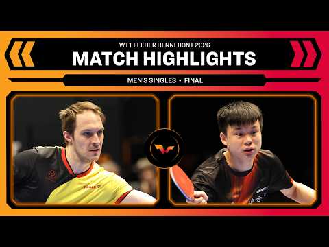 Cedric Nuytinck vs Feng Yi-Hsin | MS Final | WTT Feeder Hennebont 2026 thumbnail