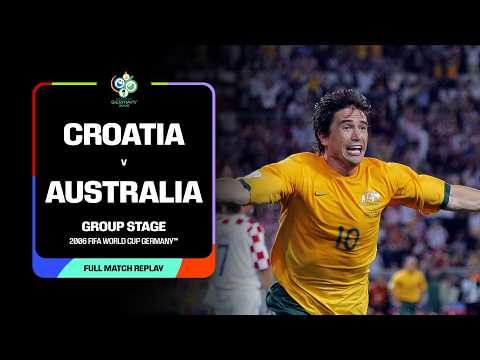 FULL MATCH: Croatia v Australia | Group Stage | 2006 FIFA WORLD CUP GERMANY™ thumbnail