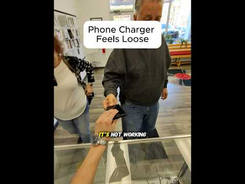 PHONE CHARGER FEELS LOOSE…!!! #brokenfix #smartphone #tech #problemfix #cellphone #mobilephone thumbnail