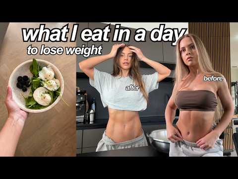 WHAT I EAT IN A DAY to lose weight thumbnail