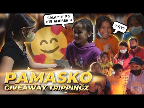 PAMASKO GIVEAWAY TRIPPINGSZSZ! LAHAT NG KIKITAIN NG VLOG NA ITO AY IDODONATE :) || Andrea B. thumbnail