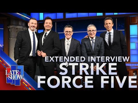 Strike Force Five Is And Always Will Be: Kimmel, Fallon, Meyers, Oliver and Colbert thumbnail