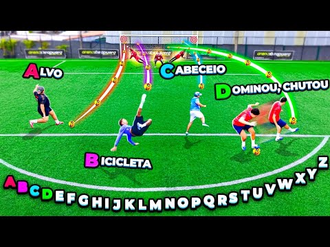 A CADA GOL, TROCA A LETRA😱 *26 LETRAS = 26 DESAFIOS DIFERENTES 🔠 (QUEM TIVER MAIS LETRAS GANHA) thumbnail