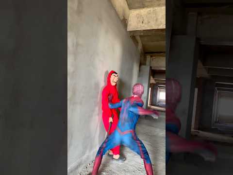 SPIDERMAN vs MONEY HEIST / PART.18 #spiderman #parkour #moneyheist thumbnail