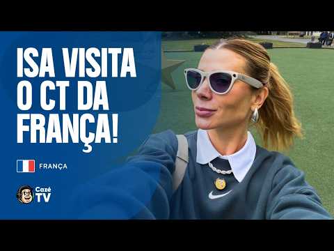 ISA PAGLIARI FAZ TOUR NO CENTRO DE TREINAMENTO DA SELEÇÃO FRANCESA thumbnail