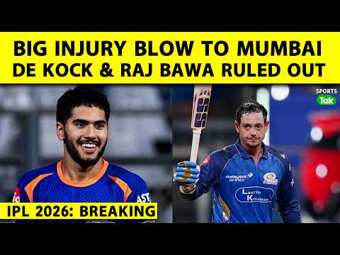 ?BREAKING: Mumbai Indians' Quinton de Kock, Raj Angad Bawa ruled out of IPL 2026 due to injuries thumbnail