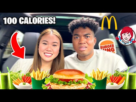 LIVE🔴 EATING HEALTHY FAST FOOD FOR 24 HOURS!! thumbnail