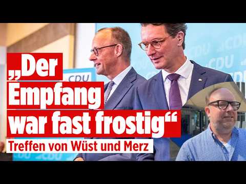 MERZ TRIFFT WÜST: So angespannt war das erste Treffen nach der Kanzlerdebatte | Vertraulich-Clips thumbnail