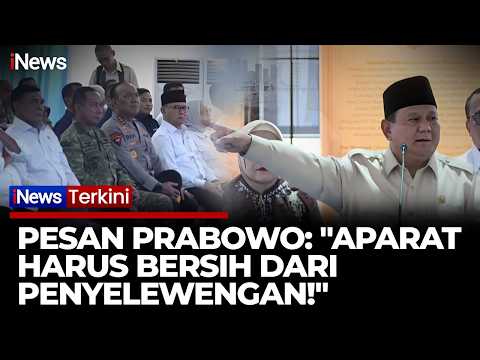 Tunjuk-Tunjuk! Prabowo di Depan Panglima TNI-Wakapolri: Aparat Jangan Jadi "Backing" Ilegal Ini-Itu thumbnail