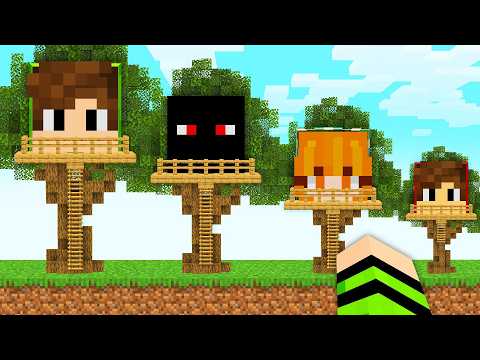 EVOLUÍ minha CASA na ÁRVORE de 30 SEGUNDOS a 1 HORA! thumbnail
