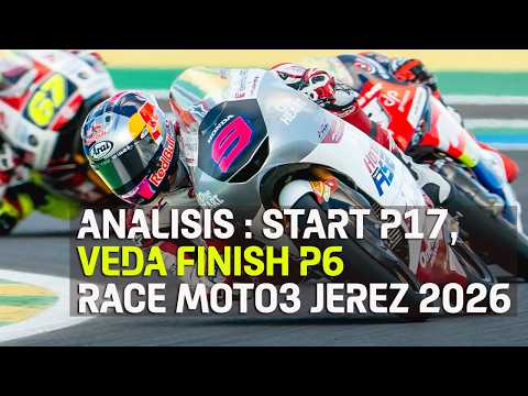 ANALISIS : START P17, VEDA EGA PRATAMA FINISH P6 RACE MOTO3 JEREZ 2026 | #TMCBLOG thumbnail