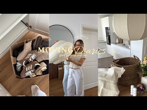 MOVING DIARIES || Schuhschrank, Lampen Haul & Kisten auspacken  thumbnail