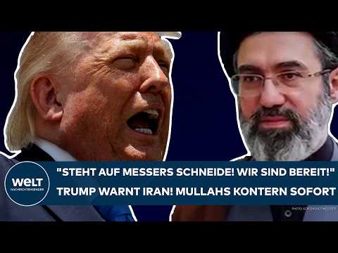 IRAN-KRIEG: "Steht auf Messers Schneide! Wir sind bereit!" Trump warnt! Mullahs kontern hart! thumbnail