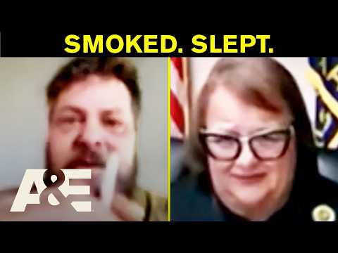 Judge Catches Man Smoking & Napping in Court | Court Cam | A&E thumbnail