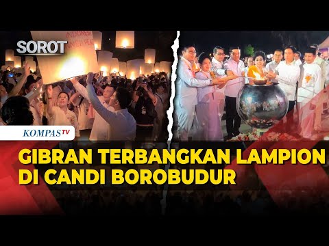 Momen Wapres Gibran Terbangkan Lampion Waisak di Candi Borobudur thumbnail