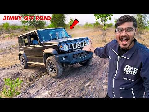 New Gimny को पहाड़ पे चढ़ा दिया😱 | Extreme Off-Road Test of Maruti Jimny thumbnail