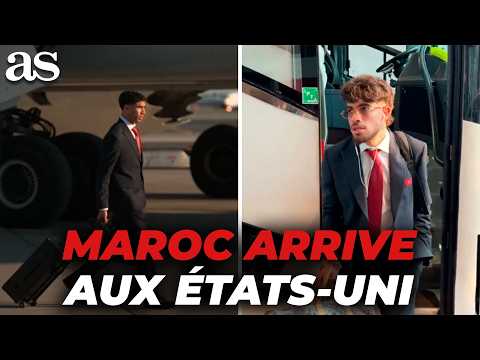 L'équipe nationale marocaine arrive aux États-Unis | Coupe du Monde 2026 thumbnail