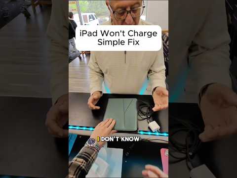 iPad Won’t Charge, EASY FIX ?‼️ #brokenfix #smartphone #problemfix #cellphone #phonedamage thumbnail