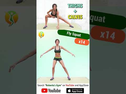 30 Min #legworkout To shape Your #thighs and #calves @RobertasGym  #weightloss #homeworkout thumbnail