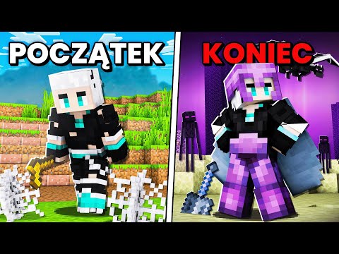 Zagrałem w Minecraft HARDCORE z ZEROWYM DOŚWIADCZENIEM  thumbnail