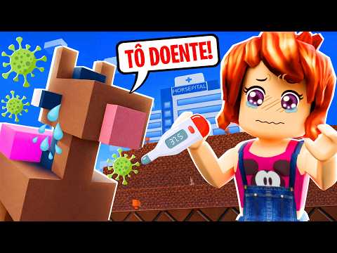MEU CAVALO ESTÁ DOENTE NO ROBLOX! (Horsepital) thumbnail