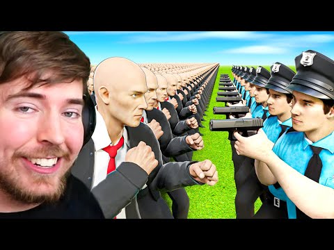 100 Assassins vs 10 Real Cops! thumbnail