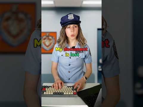 English conversations 👮‍♀️ At the police station thumbnail