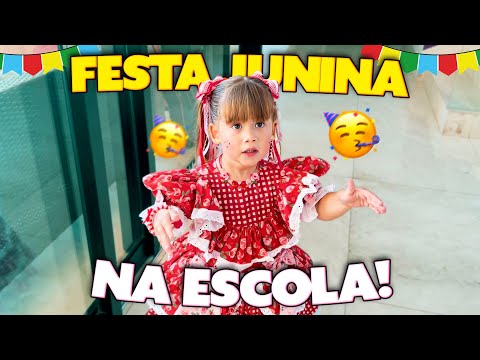 A MARIA ALICE DANÇOU NA FESTA JUNINA DA ESCOLA!! thumbnail