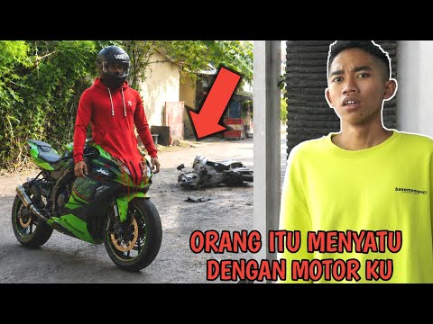 ANEH!! ORANG INI GENTAYANGAN JADI MANUSIA MOTOR SETELAH NABRAK MOTOR ARIK??😱| Mikael TubeHD thumbnail