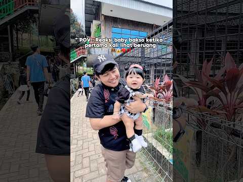 REAKSI PERTAMA KALI BABY SAYYNA LIHAT HEWAN BERUANGG‼️?? thumbnail