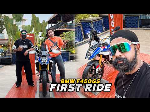met NIKHIL bhai at new BMW F 450GS launch ! 1st ride pe Shock laga!! thumbnail